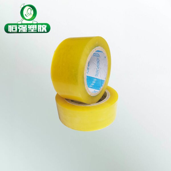 Transparent yellow transparent tape